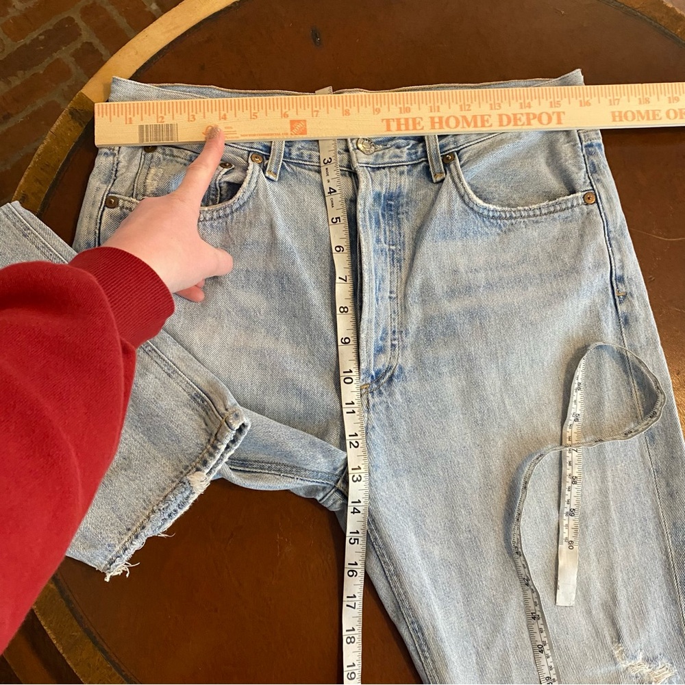 Agolde Riley High Rise Straight Crop in‎ Shatter size 29 - Picture 5 of 8